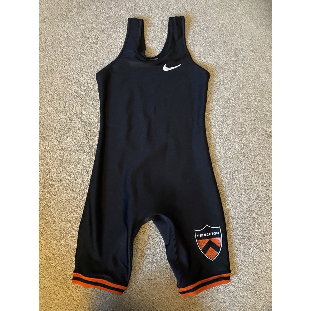 Game Worn Used Princeton Tigers Wrestling  Singlet Nike Size medium